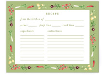 Market Bridal Shower Insert Cards