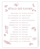 Lanna Bridal Shower Insert Cards