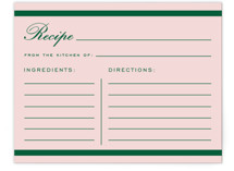 Prep club Bridal Shower Insert Cards