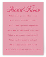 Maximalist Poppies Bridal Shower Insert Cards