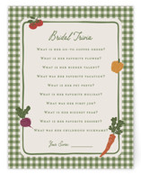 Farmers Market Bridal Shower Insert Cards