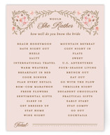 Victorian Bridal Shower Insert Cards