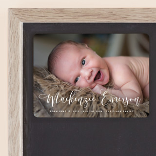 Featured Name Birth Announcement Magnets