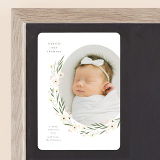 Cottage Birth Announcement Magnets