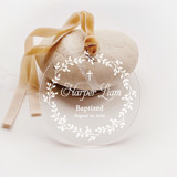 Personalized Acrylic Baby Baptism First Holy Communion Christening or Dedication Keepsake, Set of 1 Baby Milestone Signs