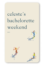 slope Bachelorette Party Favor Stickers