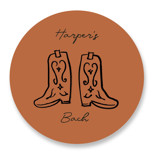 El Ranchero Bachelorette Party Favor Stickers