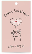 Cherry Bachelorette Party Favor Tags