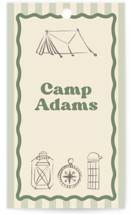 Camp Mitzvah Bachelorette Party Favor Tags