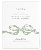 Big Bow Letterpress Bar and Bat Mitzvah Reception Cards