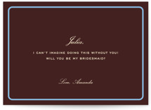 Aperitif Bridesmaid Cards