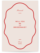 Croquet Bridesmaid Cards