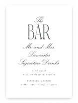 Signature Type Bar Signs