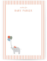 Bonjour Balloons Baby Shower Activity Cards