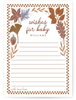 Fall in Love Baby Shower Activity Cards