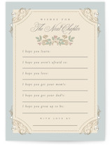 Le Cheval d’Enfance Baby Shower Activity Cards