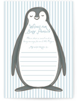 Arctic Family Baby Shower Activity Cards