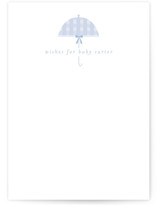 Plaid Brolly Baby Shower Activity Cards