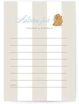 Preppy Pup Baby Shower Activity Cards