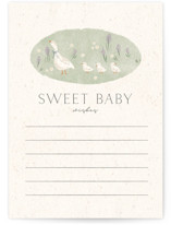 Cottage Baby Baby Shower Activity Cards