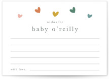 Tiny Hearts Baby Shower Activity Cards