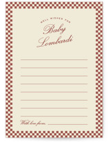 ciao, baby! Baby Shower Activity Cards