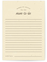 Vintage Teddy Baby Shower Activity Cards