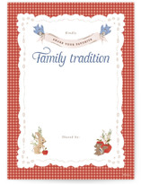 Disney Woodland Gingham Baby Shower Activity Cards