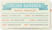 World Traveler Business Cards
