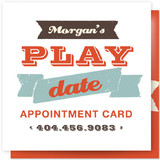 Let's Play Appointment Card