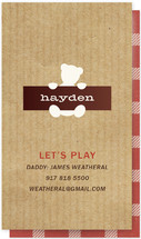 Fave Teddy Business Cards