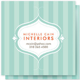 Striped Elegance Business Cards