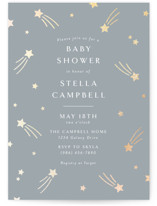 Little Star Foil-Pressed Baby Shower Invitations