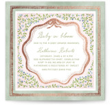 Foil-Pressed Baby Shower Invitations