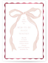 Foil-Pressed Baby Shower Invitations