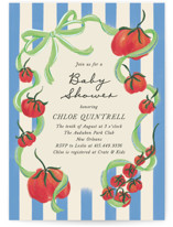 Foil-Pressed Baby Shower Invitations