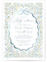 Darling Foil-Pressed Baby Shower Invitations