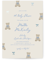 So Beary Cute Foil-Pressed Baby Shower Invitations