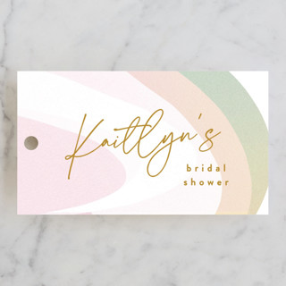 ice cream arch Bridal Shower Favor Tags