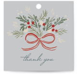 festive garland Bridal Shower Favor Tags