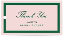 Prep club Bridal Shower Favor Tags