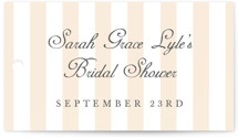 Bridal Shower Favor Tags
