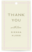 Bridal Shower Favor Tags