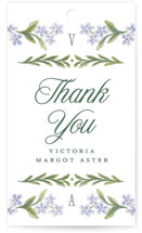 Vintage Sketched Bridal Shower Favor Tags