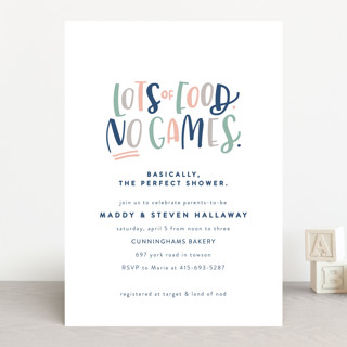 Let's Be Honest Baby Shower Invitations