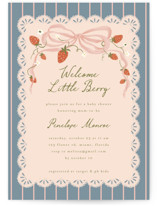 Little Berry Baby Shower Invitations
