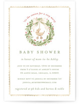 A very merry baby shower Baby Shower Invitations