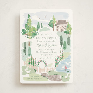 sweet countryside Baby Shower Invitations