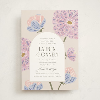 Spring Blooms Baby Shower Invitations