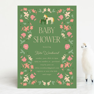 Equine Baby Shower Invitations
